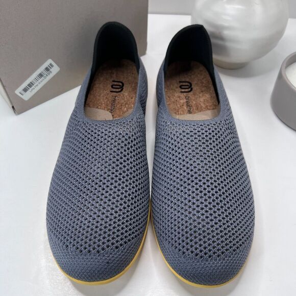 Mahabis Breathe Summer Slip On Slipper Grey/Yellow Men's US 12.5-13 - Picture 5 of 10